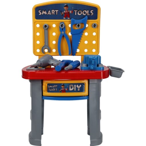 Stoere Kinderwerkbank met gereedschap